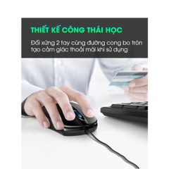Chuột Máy Tính Chính Hãng Deiog DY F6 Quang Học Thiết Kế Nhỏ Gọn Ôm Tay DPI 1000 Làm Việc Chơi Game
