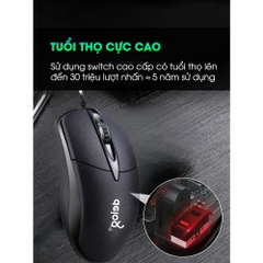Chuột Máy Tính Chính Hãng Deiog DY F6 Quang Học Thiết Kế Nhỏ Gọn Ôm Tay DPI 1000 Làm Việc Chơi Game