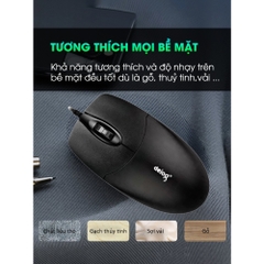 Chuột văn phòng chính hãng Deiog DY-F0 silent chống ồn 1600 DPI gaming văn phòng làm việc công thái học thiết kế gọn nhẹ