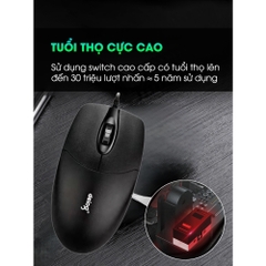 Chuột văn phòng chính hãng Deiog DY-F0 silent chống ồn 1600 DPI gaming văn phòng làm việc công thái học thiết kế gọn nhẹ