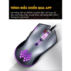 Chuột Gaming Chính hãng DEIOG G4 Dành Cho Game Thủ Chơi Pubg Độ Nhạy Cực Cao Siêu Mượt Led RGB