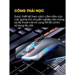 Chuột Gaming Chính hãng DEIOG G4 Dành Cho Game Thủ Chơi Pubg Độ Nhạy Cực Cao Siêu Mượt Led RGB