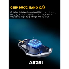 Chuột gaming chính hãng DEIOG G10 silent LED RGB 4000 dpi cho máy tính vi tính laptop chơi game pc