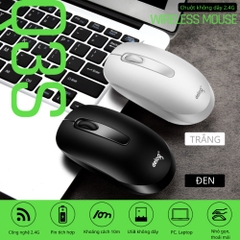 Chuột không dây chính hãng DEIOG Q3S wireless 2.4ghz không dây thiết kế nhỏ gọn DPI 1600