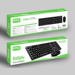Combo phím chuột máy tính Chính Hãng Deiog DY-811D có dây giả cơ gaming dành cho pc laptop chơi game