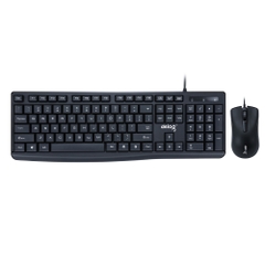 Combo bàn phím chuột máy tính có dây chính hãng DEIOG DY-813S full size 104 key văn phòng gaming thiết kế thoải mái