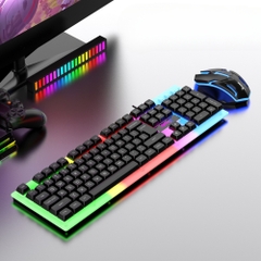 Combo Bàn Phím Chuột Gaming Led RGB Chính Hãng DEIOG DY815 Giả Cơ Chống Nước