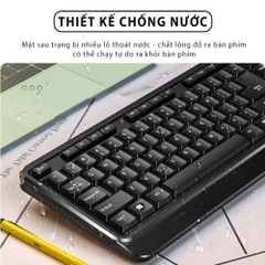 Combo bàn phím chuột văn phòng chính hãng DEIOG DY 817S có dây chống nước giả cơ cho làm việc và chơi game