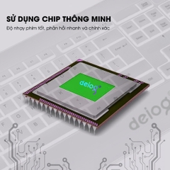 Combo bàn phím chuột máy tính chính hãng DEIOG DY 912 có dây full size 104 key gõ phím nhanh chống nước tốt giả cơ gaming văn phòng 2024