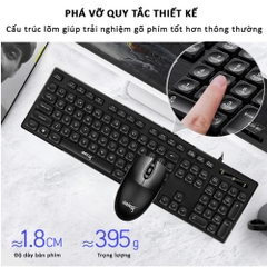 Combo bàn phím chuột máy tính chính hãng DEIOG DY 912 có dây full size 104 key gõ phím nhanh chống nước tốt giả cơ gaming văn phòng 2024