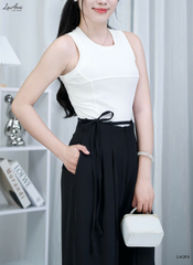 Quần suông ly buộc eo LAQE4