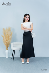 Chân váy midi lụa đuôi cá LAVE1