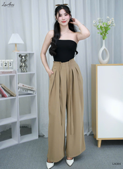 Quần suông ly buộc eo LAQE4