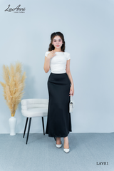 Chân váy midi lụa đuôi cá LAVE1