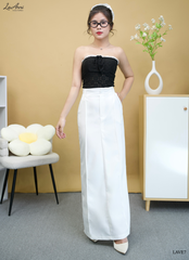 CV dài xếp viền xẻ sau LAVE7