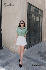 Quần short ly lưng kèm đai LAQD002 cá tính