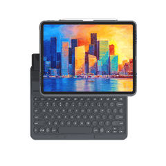 Ốp lưng kèm bàn phím ZAGG Pro Keys - iPad 11 - Black/Gray - UK - 103407976