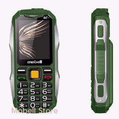 Điện Thoại 4G ROCK 7 Mobell Pin Trâu Chống Va Đập Siêu Bền Cho Người Già BH 1 Năm Freeship Toàn Quốc