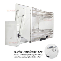 Giá bát nâng hạ Inox cao cấp Luxury LX.1160