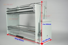 Giá bát nâng hạ Inox cao cấp Luxury LX.1160