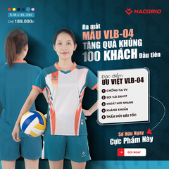 Bộ bóng chuyền VLB - 04 - Nữ - Nam