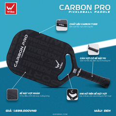 Vợt Pickleball Wika Carbon Pro