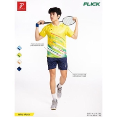 Áo Cầu Lông Justplay Flick Nam