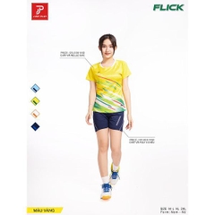 Áo Cầu Lông Justplay Flick Nữ