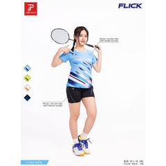Áo Cầu Lông Justplay Flick Nữ