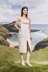 WHITE MARBLE DRESS