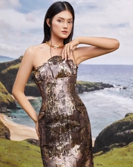 GOLD QUARTZ DRESS