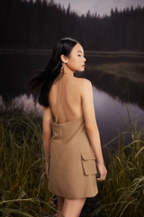 SAFARI HALTER DRESS