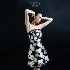 OFF SHOULDER RUFFLED SHORT DRESS