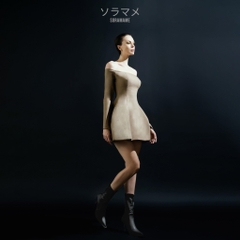 BALLET LONG SLEEVES STRAPLESS DRESS