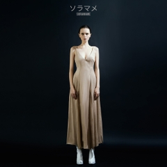 SPLIT CHIFFON DRESS