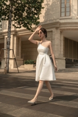 DARK SEQUIN SLOPING SHOULDER