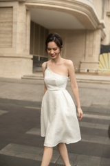 DARK SEQUIN SLOPING SHOULDER