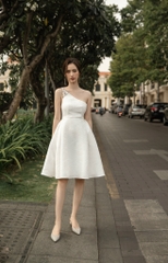 DARK SEQUIN SLOPING SHOULDER