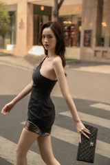 ASYMMETRICAL EMBELLISHED DRESS