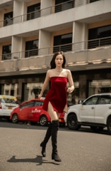 SLEEK SPLIT DRESS