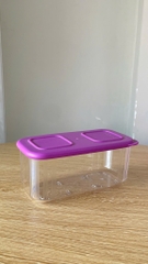 Bộ 5 Hộp Tupperware Trữ Khô Clearmate - Tím Nhựa Trong - Tupperware Malaysia Chính Hãng