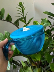 Tô có tay cầm 500ml quay lò vi sóng - xanh