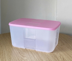 Hộp Tupperware Trữ Đông 2.3L - Nắp Hồng