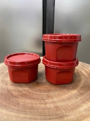 Hộp Tupperware khô 200ml - nắp đỏ