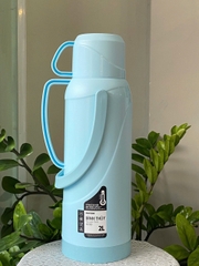Bình Thủy Duy Tân  2L Nguyên Bộ - Núm Cách Nhiệt Silicat - Không Amiang - Duy Tân Chính Hãng