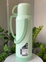 Bình Thủy Duy Tân  2L Nguyên Bộ - Núm Cách Nhiệt Silicat - Không Amiang - Duy Tân Chính Hãng