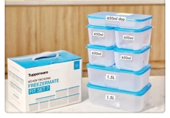 Bộ Hộp Tupperware Trữ Đông Freezermate Fit Set 7 Hộp