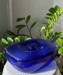 Tupmalay Tô Cơm Clear Bowl Kèm Vá Nắp Thân Trong