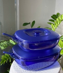 Tupmalay Tô Cơm Clear Bowl Kèm Vá Nắp Thân Trong