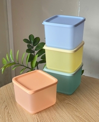 Hộp mát Tupperware BQTP Medium Squar Round 1L - Tupperware Chính Hãng